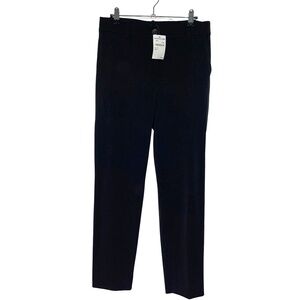 NWT J. Crew Straight Leg Work Trousers Black Size 4